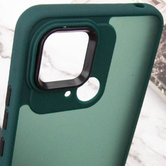 Чохол TPU+PC Lyon Frosted для Xiaomi Redmi 10C Green | Зображення 4
