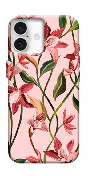 Чохол з картинкою Floral motifs для Apple iPhone 16 (6.1")