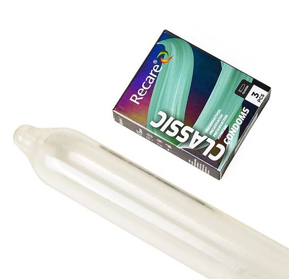 Презервативы Holographic Recare Classic Condoms 3 шт, классические | Зображення 3