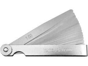 Набор измерительные щупы 0,02-1 мм 10х100 мм 17штук YATO YT-7220