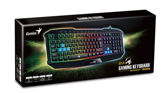 Клавіатура Genius Scorpion K215 Black UKR | Зображення 5