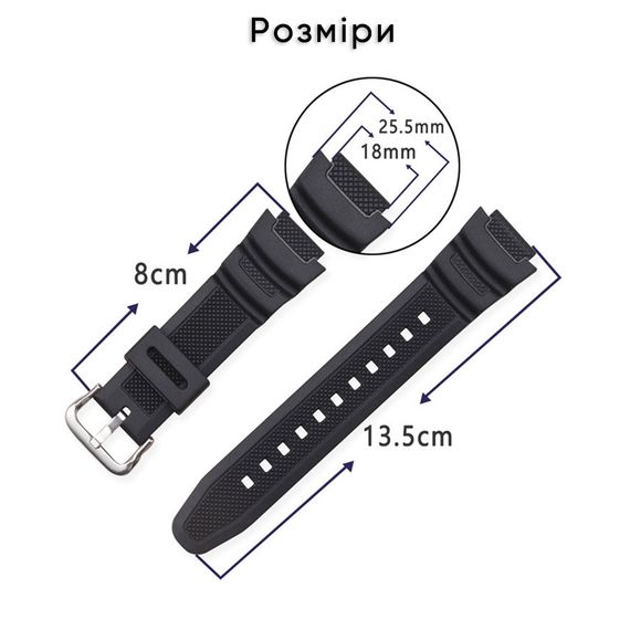 Ремінець для Casio G-Shock AE-1000/1200 Blue SI | Зображення 2