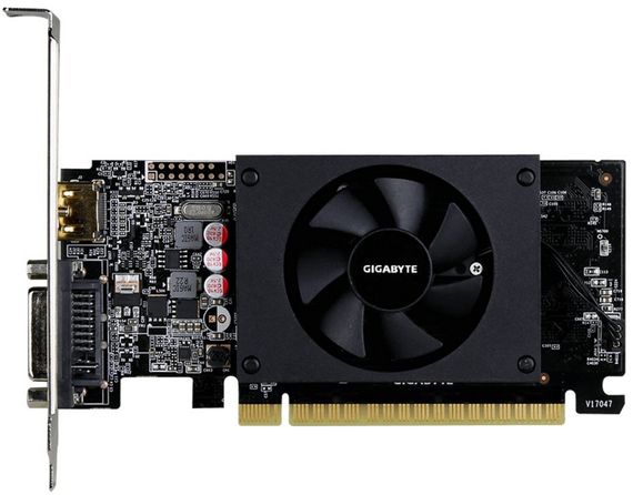 Видеокарта GeForce GT710 2048Mb GIGABYTE (GV-N710D5-2GL) (GV-N710D5-2GL) | Зображення 1