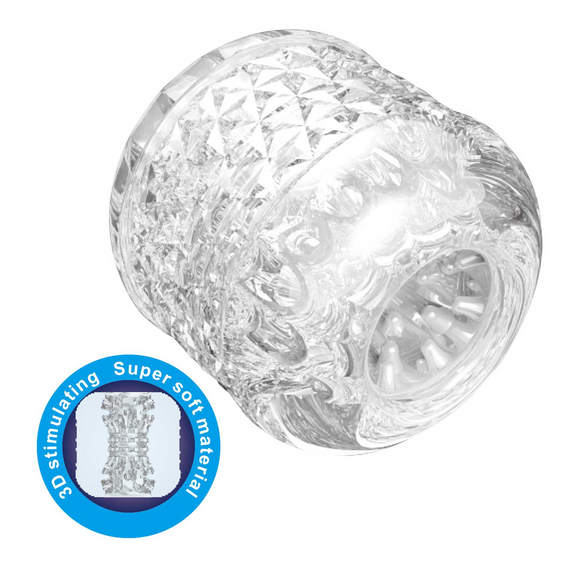 Мастурбатор Pretty Love - Cole Transparent, BM-009253MN-3 sexstyle | Зображення 1