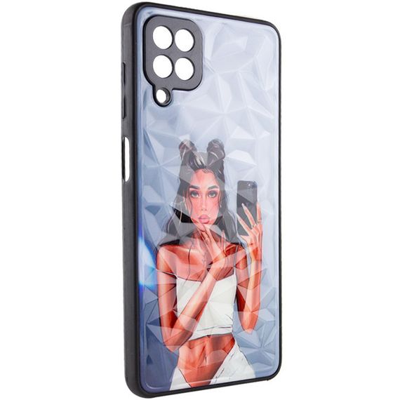 TPU+PC чохол Prisma Ladies для Samsung Galaxy M53 5G, Black in White