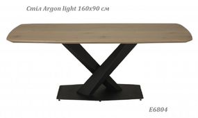 Стіл Argon light МДФ з ефектом дерева світлий дуб 160х90 см