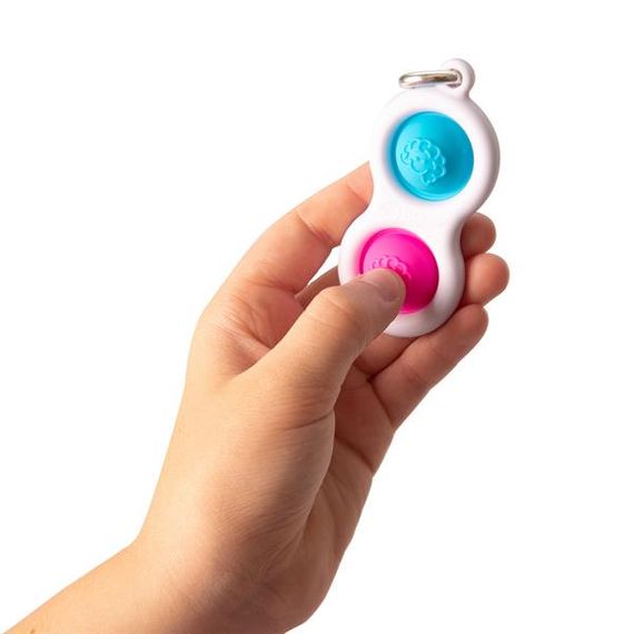 Брелок-антистрес Fat Brain Toys Simpl Dimpl Кнопки 4 кольори в асорт. (F2111ML) | Зображення 2