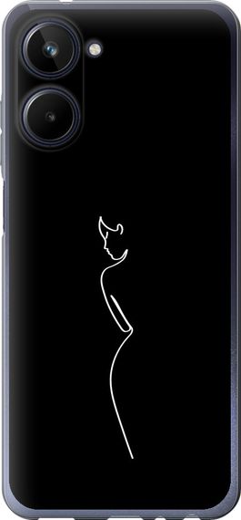 Чехол на Realme 10 Силуэт1 "4590u-2946-17620"