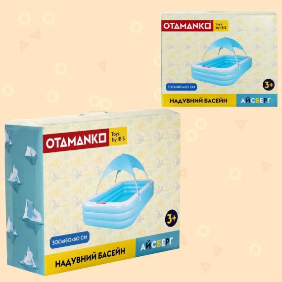 Басейн з тентом прямокутний OTAMANKO Айсберг | Зображення 3