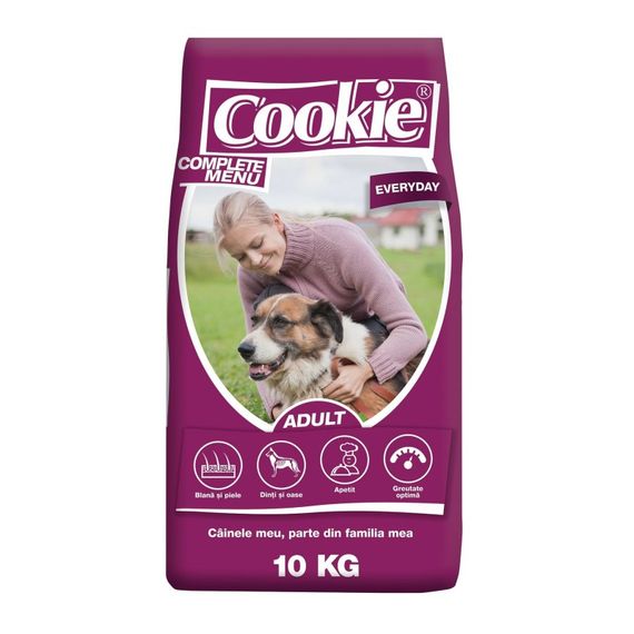 Корм Cookie Everyday сухий з м'ясом для дорослих собак 10 кг