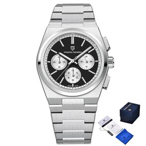 Годинник P2agani Design PD-1761 Silver-Black