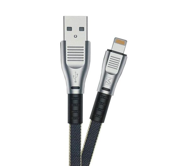 USB кабель Kaku KSC-100 USB - Lightning 1.2 m - Black | Зображення 1