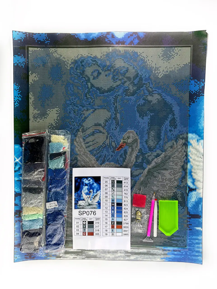 Алмазна мозаїка Палаюча пристрасть 40х50 см ColorArt SP076 | Зображення 2