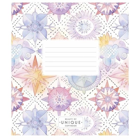 Тетрадь ученическая "Unique" 024-3372L-5 в линию, 24 листов