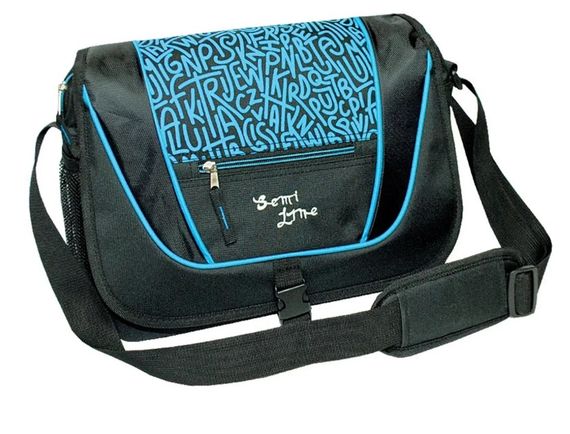 Сумка через плече Semi Line 9 Black/Blue (7156) (DAS303090)