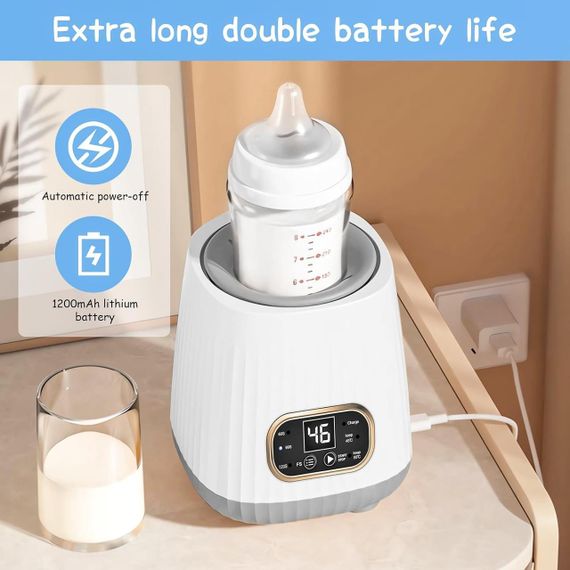 Електричний підігрівач для пляшечок Electric Milk Bottle Shaker ∙ Портативний електро-шейкер для дитячого харчування | Зображення 5