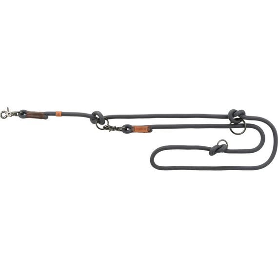 Повідець Trixie Be Nordic для собак регульований L–XL 2,00 м х 13 мм сіро-коричневий