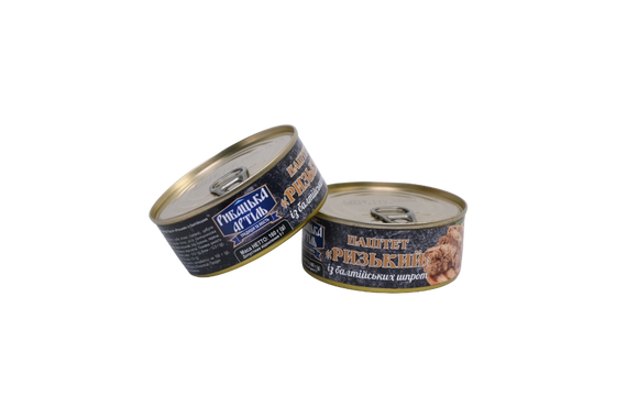 Паштет «Рижский» из балтийских шпрот Рыбацкая Артель 160 г | Зображення 1