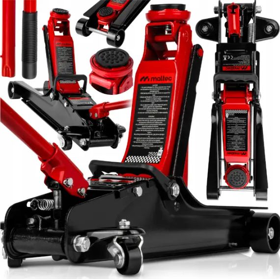 Домкрат гідравлічний підкатний 2.5т низькопрофільний 385мм | Зображення 3