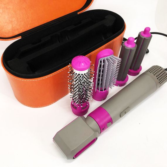 Фен-щетка с насадкой для укладки, Функциональный профессиональный фен, Хороший фен для дома складной RN-91 | Зображення 6