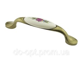 Ручка DP 196/96 G4/MLK6 Антична Бронза/Троянда Червона ДС ОптимаЛайн