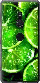 Чохол на Sony Xperia XZ2 H8266 Зелені часточки лимона "852u-1378-2448"