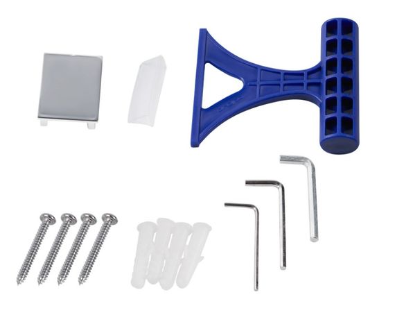 Душова перегородка Qtap Walk-In Standard CRM209.C8 90х200 см, скло Clear 8 мм, покриття CalcLess | Зображення 1