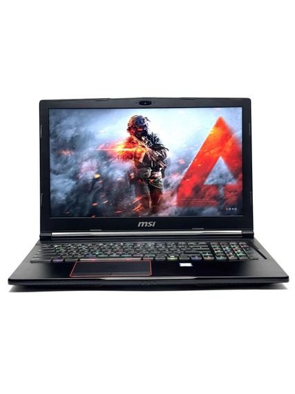 Ігровий ноутбук Б-клас MSI Raider GE63VR / 15.6" (1920x1080) TN / Intel Core i7-7700HQ (4 (8) ядра по 2.8 - 3.8 GHz) / 16 GB DDR4 / 256 GB SSD / nVidia GeForce GTX 1070, 8 GB GDDR5, 256-bit / WebCam / Win 10 Pro б/в | Зображення 1