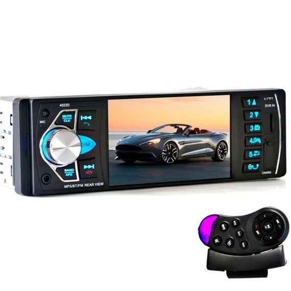 Автомобільна Bluetooth магнітола PI 4023 BT з пультом на кермо та великим екраном | Зображення 7