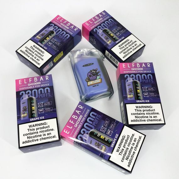 ELF BAR GH 23000 5%. Виноград (Grape Ice) | Зображення 4