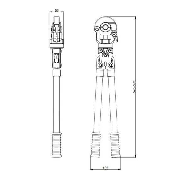 Інструмент для прес-фітингу Thermo Alliance d16-32 ручний з поворотним механізмом STD-403 | Зображення 1
