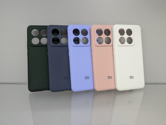 Xiaomi 14T | Протиударний чохол з логотипом | Soft Touch | синій | Зображення 1