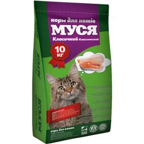 МУСЯ Корм для котів КЛАСИЧНИЙ , 10 кг.