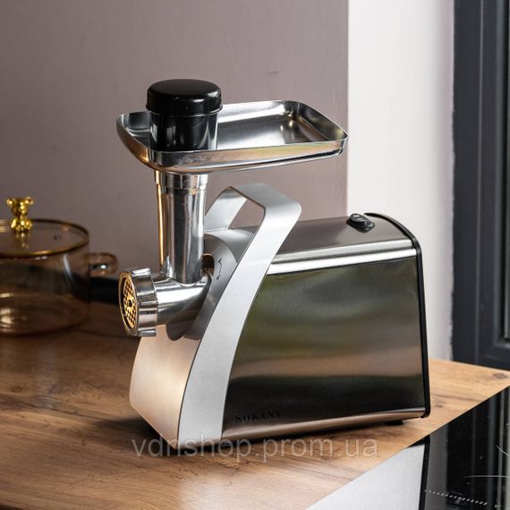 М'ясорубка Sokany SK-06001 електрична 2400 Вт сталь | Зображення 8