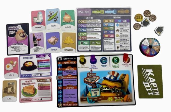 Настільна гра Битва Ресторанів (Rival Restaurants) | Зображення 1