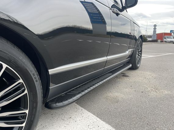 Бокові пороги Bosphorus Black (2 шт., Алюміній) для Range Rover IV L405 2014-2021 рр