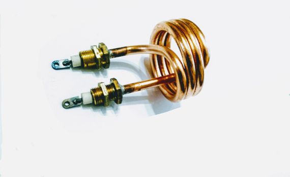 Тэн медный 2500w D 9 штуцер м 16 водяной дистилляторный | Зображення 1