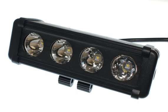 Светодиодная фара AllLight D-40W 4chip CREE spot 9-30V нижний крепеж | Зображення 1