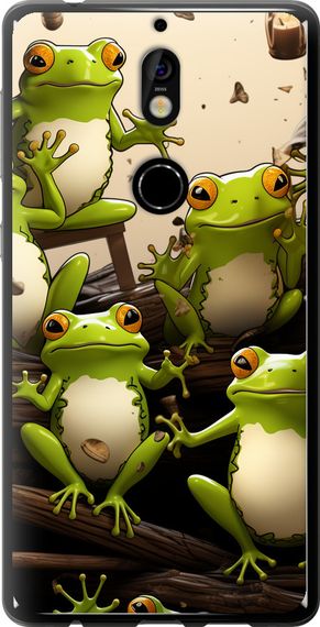 Чехол на Nokia 7 Жабки "5656u-1367-17620"