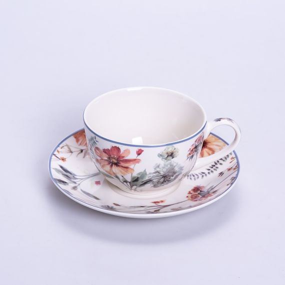 Столовий сервіз з порцеляни Fleur на 6 осіб 30 предметів HP-HK-5 | Зображення 2