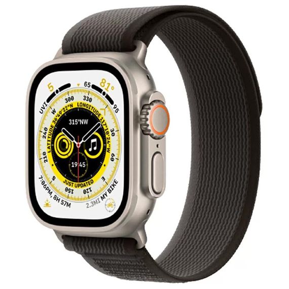 Ремінець Hoco WA14 Original series Apple watch (38/40/41mm) Black with Gray