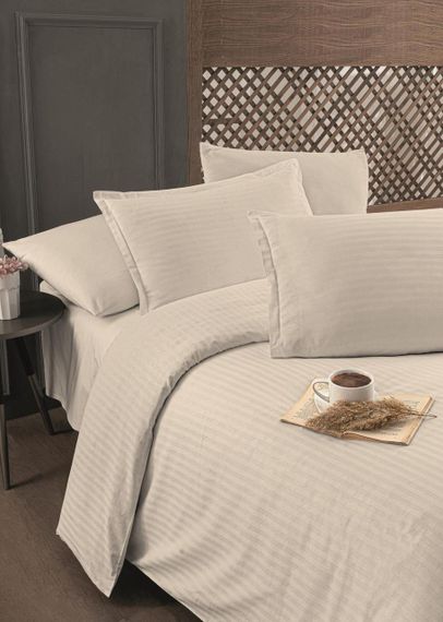 Постельное белье Altinbasak Poplin 160 х 220 см Infinity Ivory