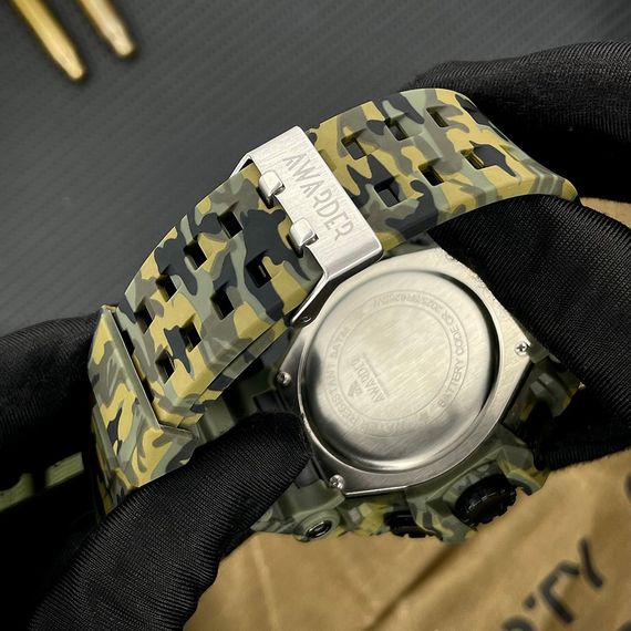 Чоловічий годинник Awarder 001 Тризуб золото Camo Green | Зображення 5