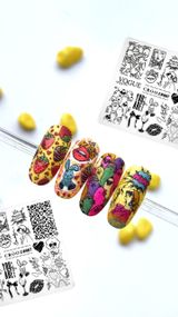 Пластина для стемпінгу Crooz 07 (6 х 6см)