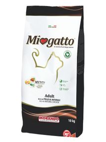 Корм Morando Miogatto Adult Chicken and Rice сухий з куркою для дорослих котів 10 кг