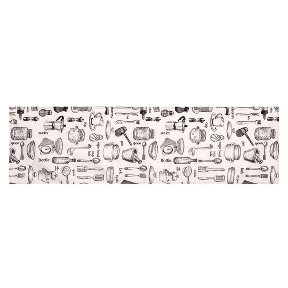 Ранер Ardesto Kitchen 40х140см, 90% поліестер, 10% бавовна, білий (ART01KN) | Зображення 4