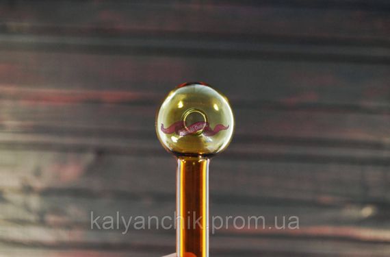 Скляна трубка Oil Classic Color Yellow | Зображення 1