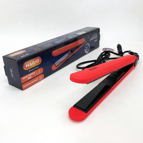 Щипці для волосся MAGIO MG-601, праска для волосся з терморегулятором, гофре плойка праска для волосся | Зображення 7