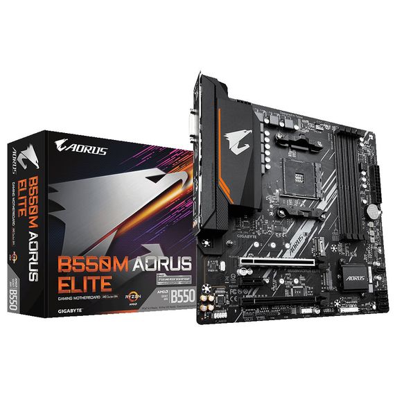 Материнська плата GIGABYTE B550M AORUS ELITE | Зображення 1