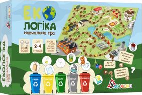 Детская настольная обучающая игра "Экологика" (1319-UM) на укр. языке
